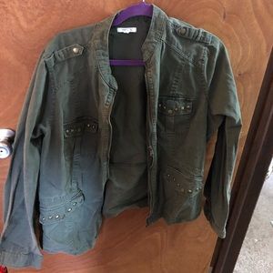 Utility jacket with studs